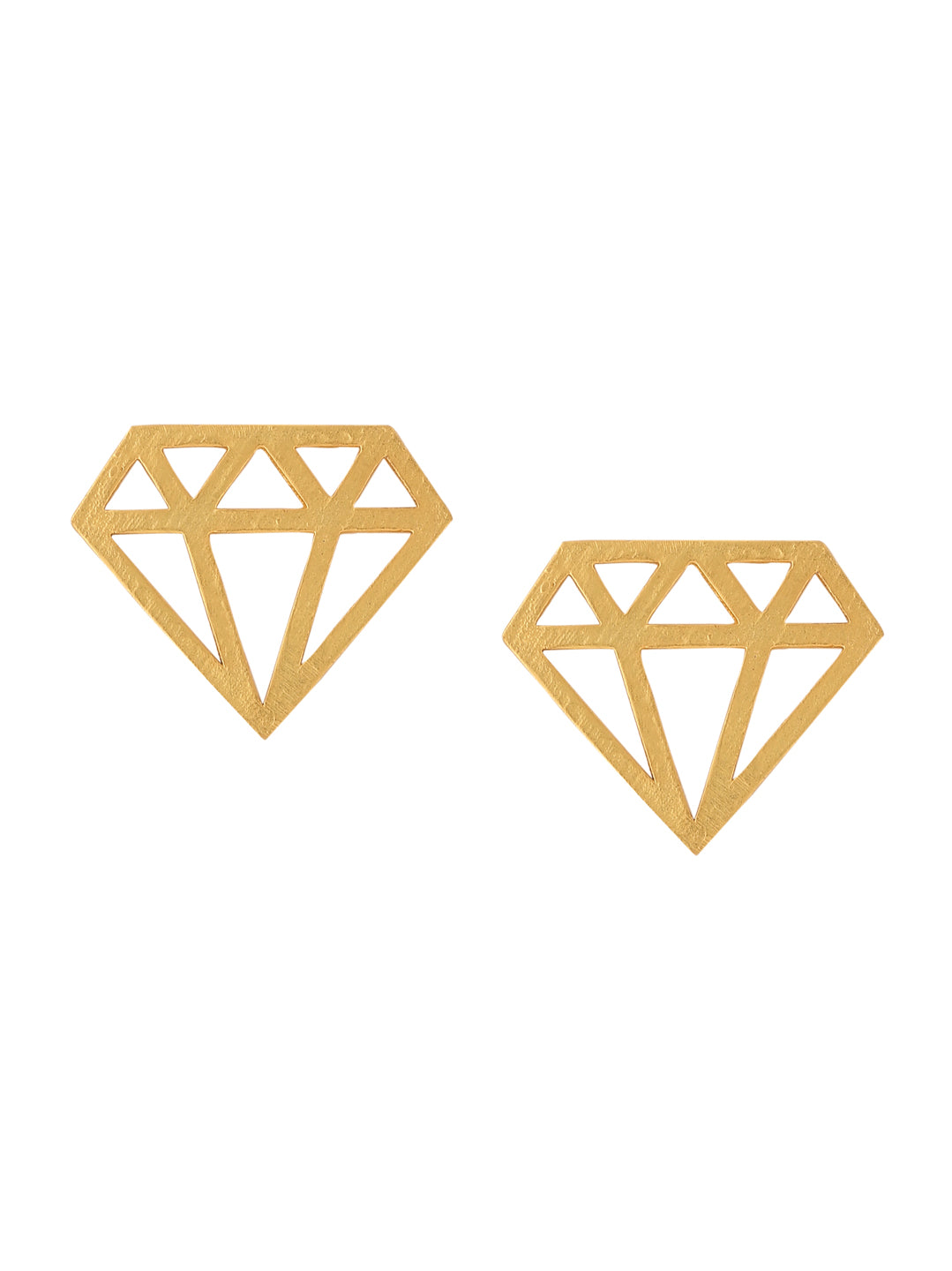 Diamond Studs - Gold