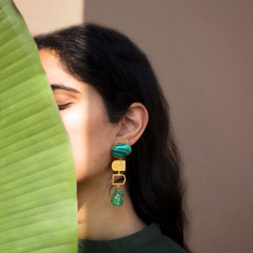 Hawaii Earrings - Green