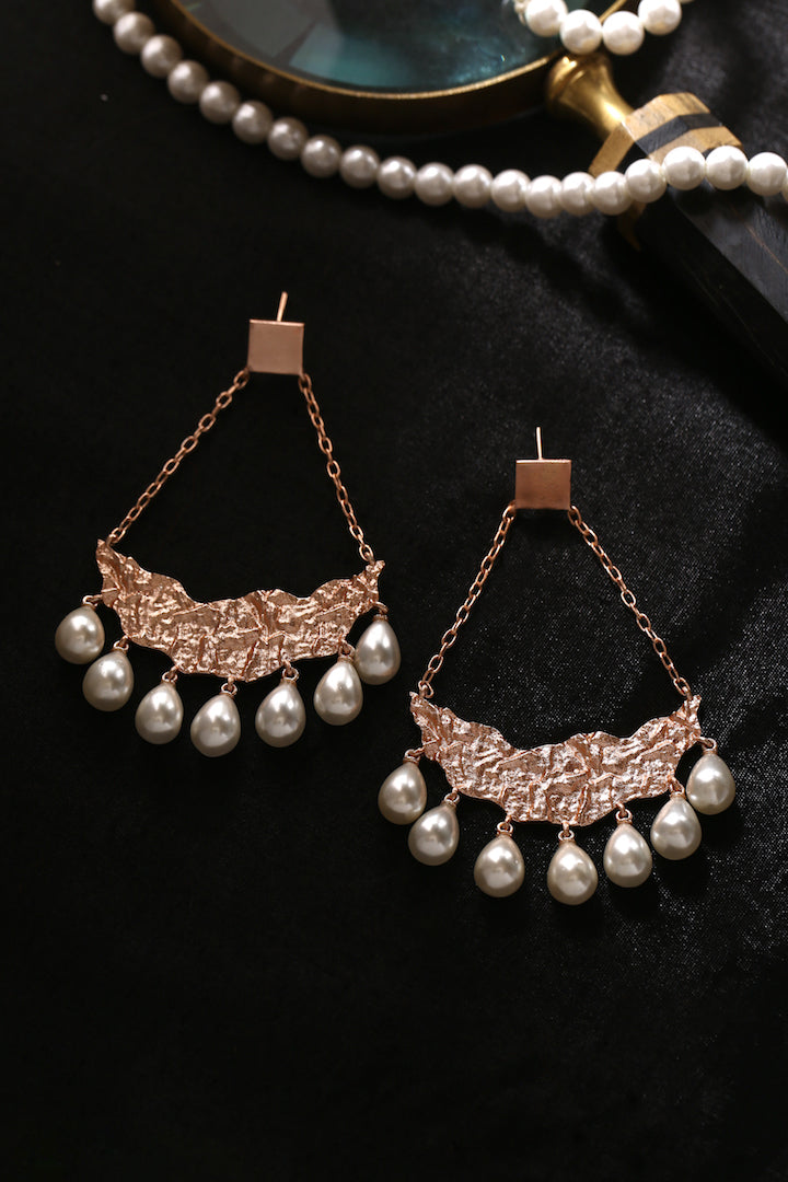 Gayatri Earrings - Rose Gold