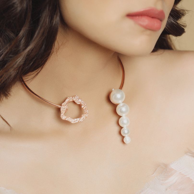 Audrey Choker - Rose Gold