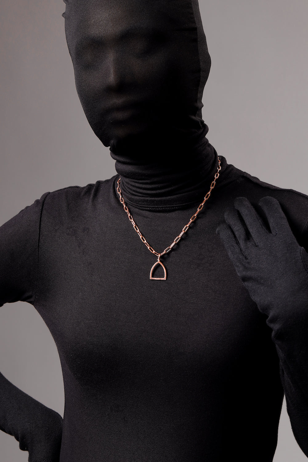 Armour Necklace - Rose Gold